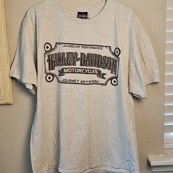 Harley-Davidson Gray Bikers Myrtle Beach Graphic T-Shirt 2XL - Picture 1 of 4